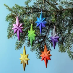 Christmas Tree Decorations - Set Of 6