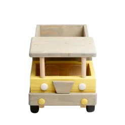 Extra Large Wooden Beach Truck - Yellow & Grey