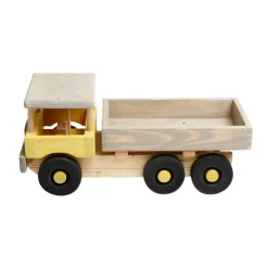 Extra Large Wooden Beach Truck - Yellow & Grey