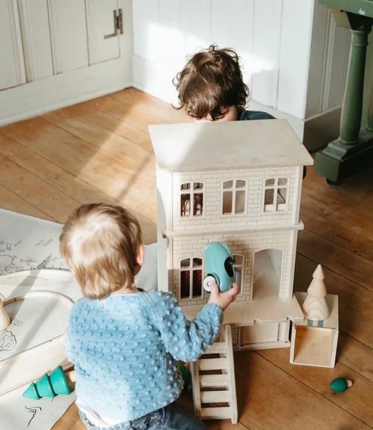 Extra Large Wooden Doll House - Brooklyn