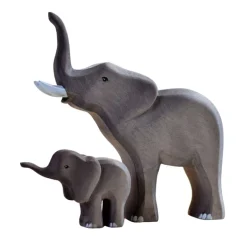 Extra Large Wooden Elephant Set