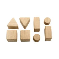 Extra Large Wooden Push Cart With Blocks