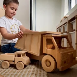 Extra Large Wooden Toy Dump Truck - Robur