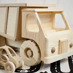 Extra Large Wooden Toy Dump Truck - Robur