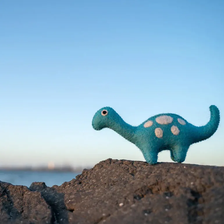 Felt Dinosaur - Blue