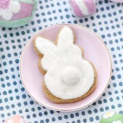 Felt Easter Bunny Cookie - White