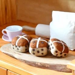 Felt Hot Cross Buns (Set Of 3)