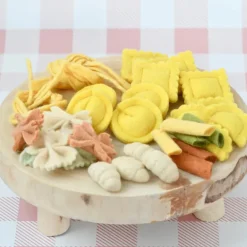 Felt Pasta Play Food Set