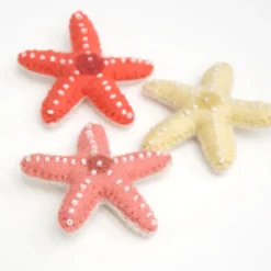 Felt Starfish - Set Of 3
