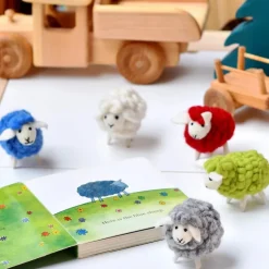 Felt Toy Sheep - White