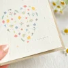 Floral Heart Plantable Greeting Card