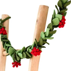 Holly Christmas Garland