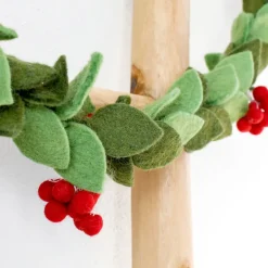 Holly Christmas Garland