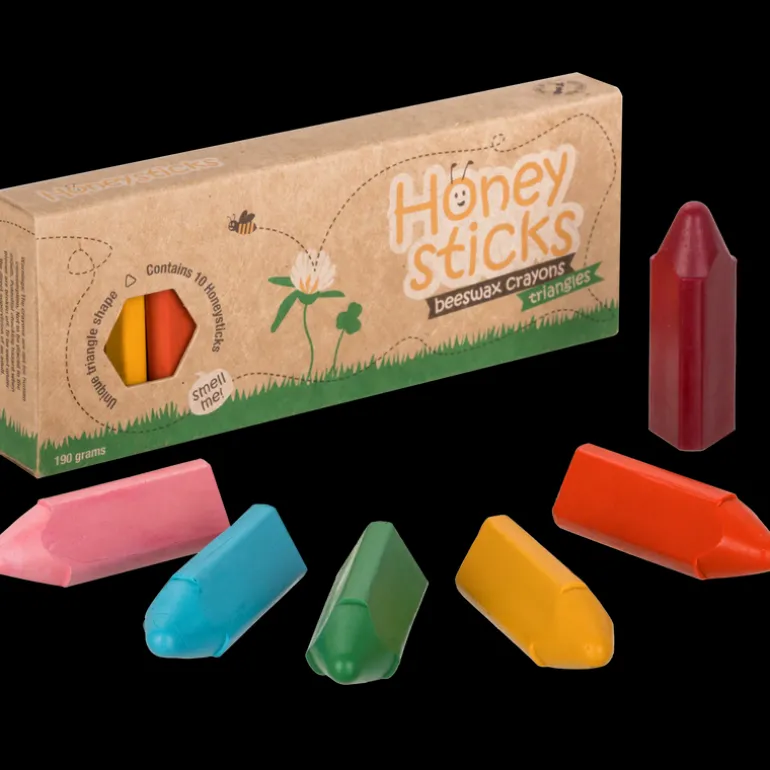 Honeysticks Triangle Crayons - Pack Of 10