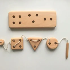 Lacing Toy With Shapes