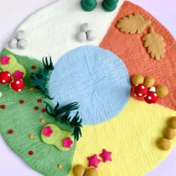 Large Four Seasons Play Mat - Round