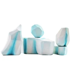 Large Set of Wooden Ice Rocks