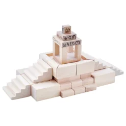 Large Wooden Building Blocks - Maya Civilisation