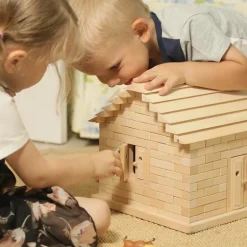 Large Wooden Building Blocks - Kubi House