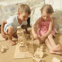 Large Wooden Building Blocks - Maya Civilisation