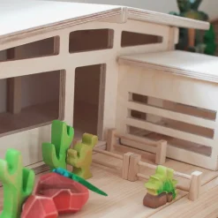 Large Wooden Doll House - Palm Desert