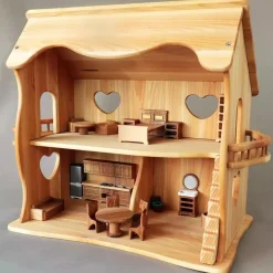 Large Wooden Dollhouse - Rose *PRE-ORDER*