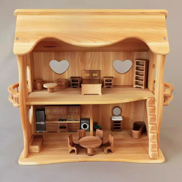 Large Wooden Dollhouse - Rose *PRE-ORDER*