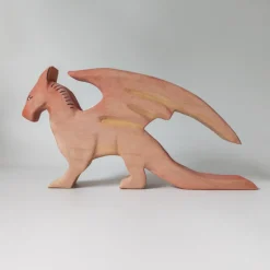 Large Wooden Dragon - Red
