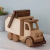 Large Wooden Garbage Truck