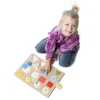 Large Wooden Geometric Shapes Puzzle