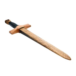 Large Wooden Kings Sword - Leather Handle
