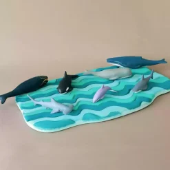 Large Wooden Play Base - Ocean