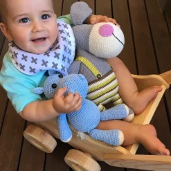 Large Wooden Push Cart - Trudy