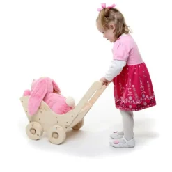 Large Wooden Push Cart - Trudy