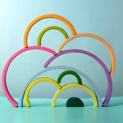 Large Wooden Rainbow - Pastel