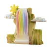 Large Wooden Rainbow Cliff Set