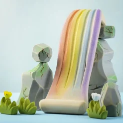 Large Wooden Rainbow Waterfall