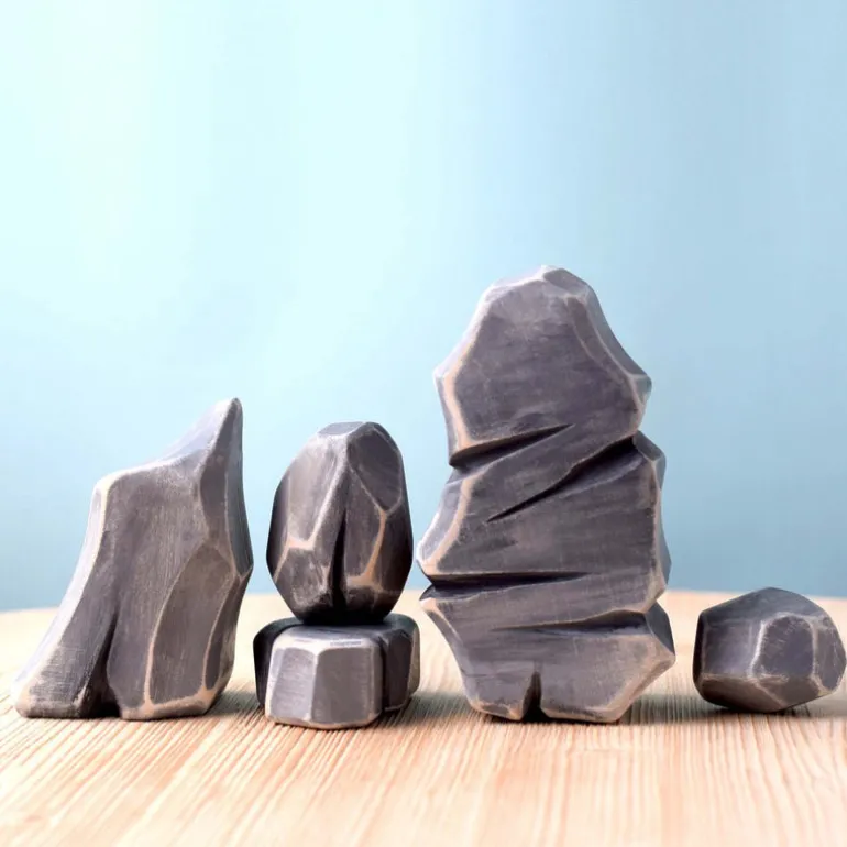 Large Wooden River Rocks