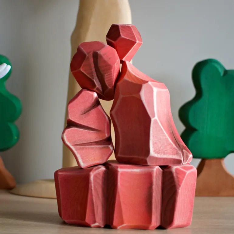 Large Wooden Savannah Rocks