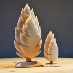 Large Wooden Thuja Tree - Natural