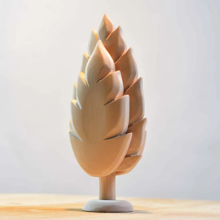 Large Wooden Thuja Tree - Natural