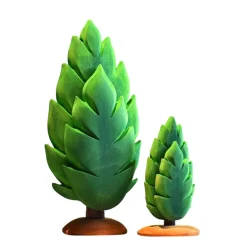 Large Wooden Thuja Tree - Summer