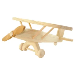 Large Wooden Toy Propeller Plane - Clifford