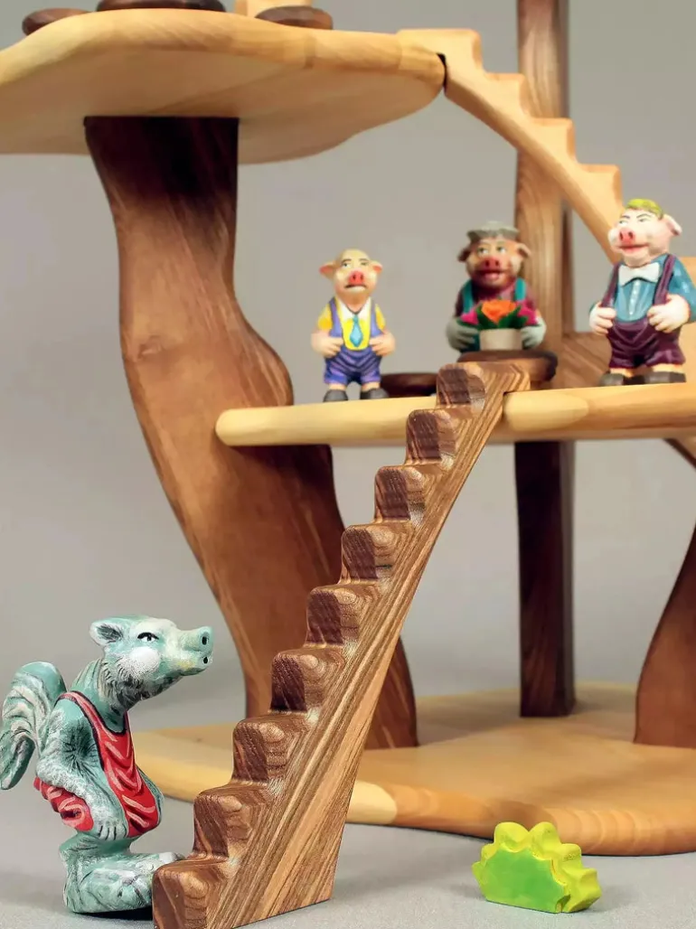 Large Wooden Tree House With Furniture - Lily *PRE-ORDER*