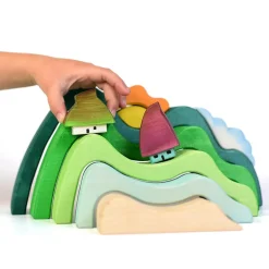 Mountains, Cloud & Sun Stacker