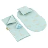 Muslin Doll Pram Bedding - Mint