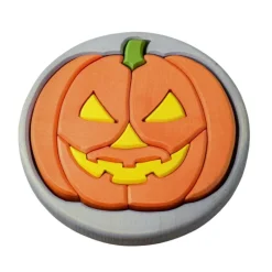Round Halloween Puzzle - Grey