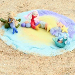 Round Mermaid Cove Play Mat