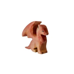 Small Wooden Dragon - Red