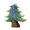 Small Wooden Fir Tree - Snowy